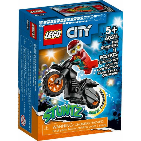 LEGO City Motocicleta de cascadorie pentru pompieri (60311)