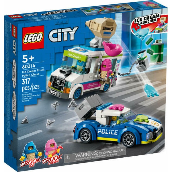 LEGO City - Poliția în urmărirea furgonetei cu înghețată (60314)