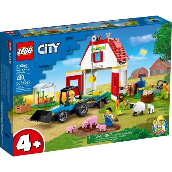 LEGO City - Hambar și animale de fermă (60346)