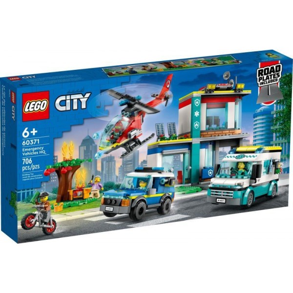 LEGO City - Centru pentru vehicule de urgenta (60371)