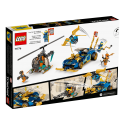LEGO Ninjago - Mașina de curse EVO a lui Jay și Nya (71776)