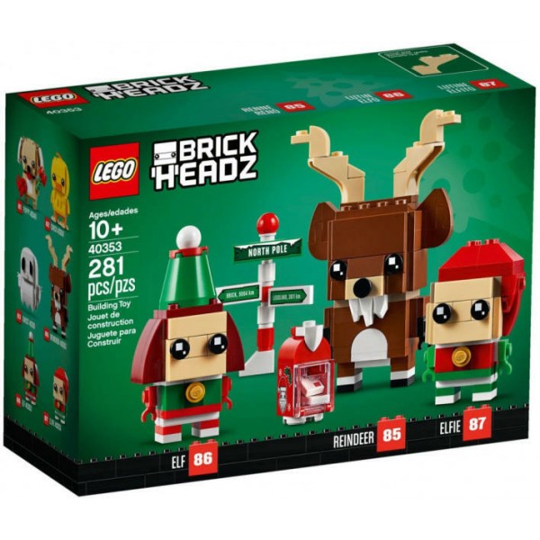 LEGO BrickHeadz - Reindeer, Elf and Elfie (40353)