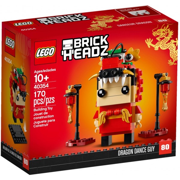 LEGO Brickheadz - Dansatorul Dragon (40354)
